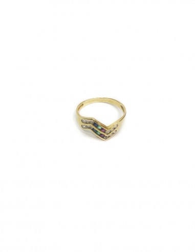 ANILLO " TURIN" EN ORO DE 18K