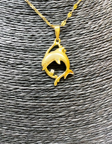 COLGANTE "DELFIN" EN ORO DE 18K