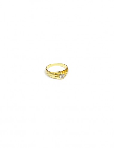 ANILLO "SOLEADO" EN ORO DE 18K