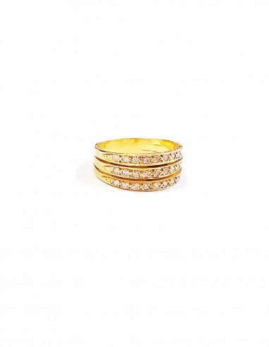 ANILLO " STOCOLMO" EN ORO DE 18K