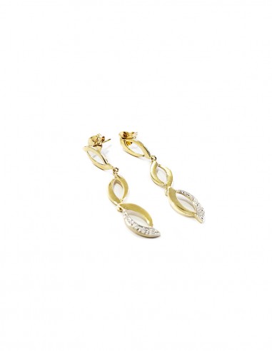 PENDIENTES " ARIANA " EN ORO 18K