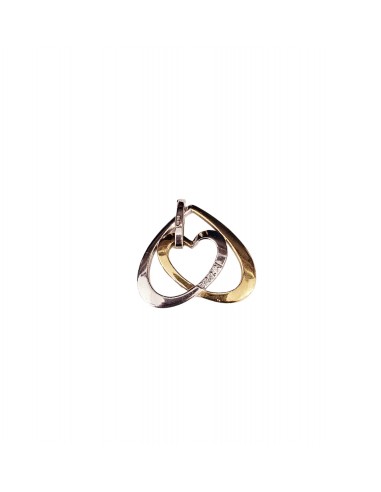 COLGANTE "CORAZONES" EN ORO 18K