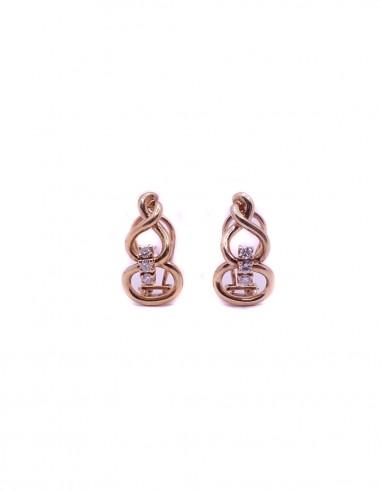 PENDIENTES " BRUMA" EN ORO DE 18K