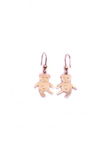 PENDIENTES " TEDDY" EN ORO DE 18K